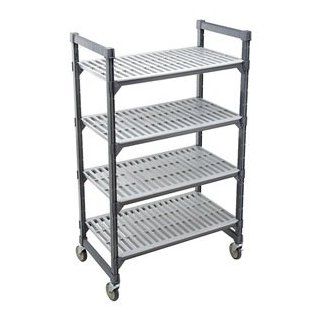 Cambro   EAEMU214870580   Mbl Shelving Unit, 70InH, 21InW, 21InD