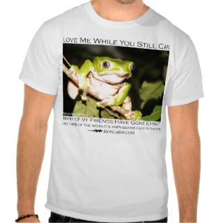 Love me while you still can   Monkey frog T shirts