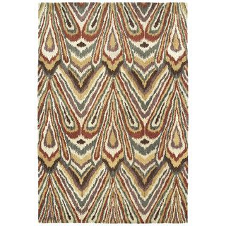 Swanky Multi Ikat Wool Rug (2 X 3)