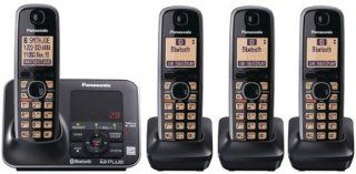 Panasonic KX TG7624SK Dect 6.0 Link to Cell Bluetooth Cordless Phone with 4 Handset  Cordless Telephones 