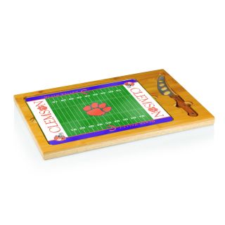 Football Icon Clemson University Tigers Cheese Tray