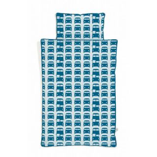 ferm LIVING Rush Hour Bedding 80 Color Blue, Size Junior (39.37 x 55.11)