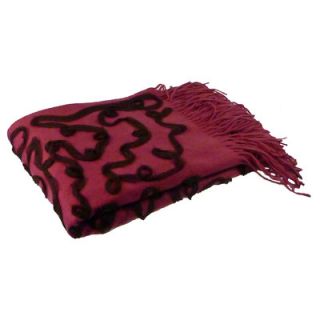 Pur Modern Elwood Embellished Throw CTEMB 101 Color Honeysuckle