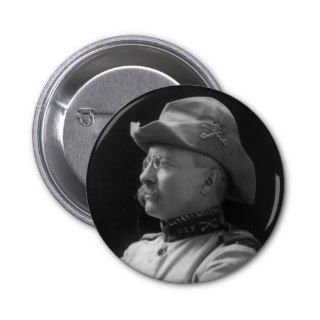 Colonel Theodore Roosevelt 1898 Buttons