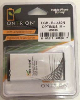Ontrion Premium Battery for LG MS695 Optimus M+ Cell Phones & Accessories