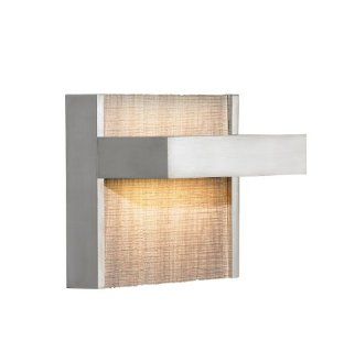 LBL Lighting WS696HOSCLED Wall Lights with Honey Insert Shades, Nickel   Wall Sconces  