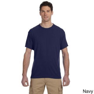Jerzees Mens Basic Crew Neck T shirt Navy Size XXL
