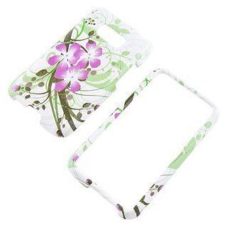Green Lily Protector Case for LG Optimus Elite LS696 Cell Phones & Accessories