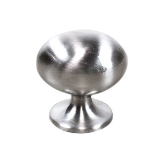 Stainless Steel 1.25 inch Oval Cabinet And Drawer Knobs (case Of 25)