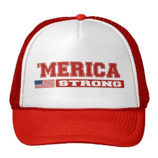 'MERICA STRONG Hat (red)