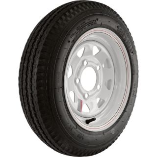 5-Hole High Speed Spoked Rim Design Tire Assembly — 20.5 x 4.80 x 12  12in. High Speed Trailer Tires   Wheels