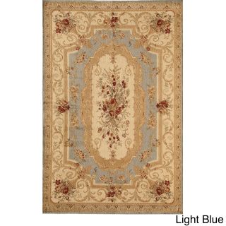 Sorrento Aubusson Cream And Multicolored Traditional Floral Rug (53 X 710)