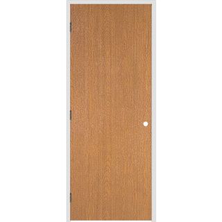 ReliaBilt Flush Hollow Core Lauan Right Hand Interior Single Prehung Door (Common 78 in x 26 in; Actual 79.75 in x 27.75 in)