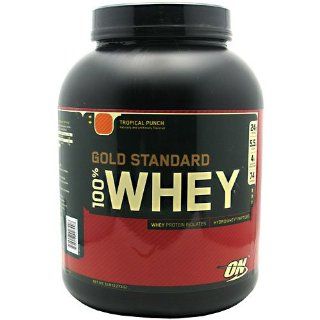 Optimum Nutrition Gold Standard 100% Whey Tropical Punch   5 lbs Health & Personal Care