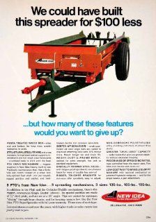 1968 Ad AVCO New Idea Farm Equipment Coldwater Ohio Farming Spreader Manure   Original Print Ad  