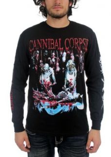 Cannibal Corpse   Butchered At Birth Long Sleeve Adult T Shirt Music Fan T Shirts Clothing