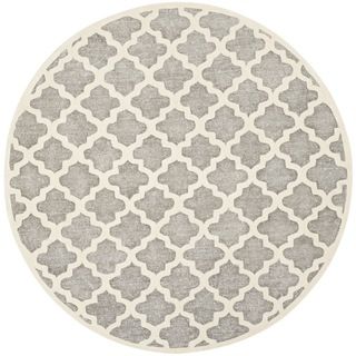 Safavieh Precious Silver Handmade Polyester/ Wool Area Rug (6 Round)
