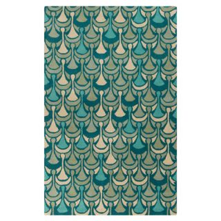 Malene b Destinations Teal/Aqua Rug DTN79 Rug Size 2 x 3