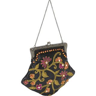 Moyna Handbags Embroidered Leather Bag