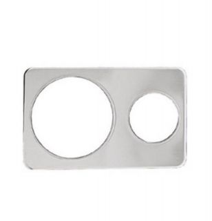 Update International Adapter Plate   (1)6 3/8, (1)10 3/8 Inset, Stainless