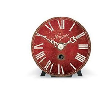 newgate pimlico mantel clock vintage red by lytton and lily vintage home & garden