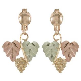 gold grape cluster clip on earrings orig $ 139 00 118 15 take up