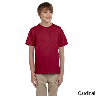 Fruit Of The Loom Fruit Of The Loom Youth Boys Heavy Cotton Hd T shirt Red Size L (14 16)