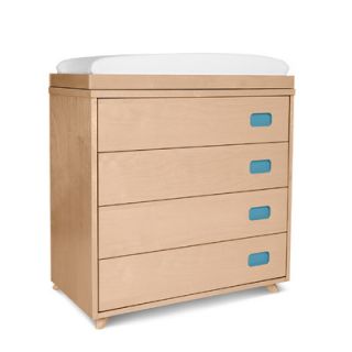 True Modern Changing Table CTD GRN Finish Cool Blue