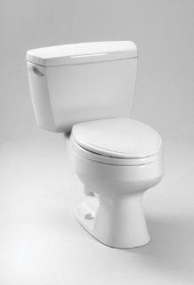 Toto CST716D 1.6GPF Two Piece Elongated Toilet with Insulated Tank (Less Seat), Cotton    