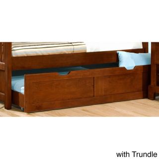 Rockford International Branson Panel Bed With Optional Storage Pedestal Or Trundle Cherry Size Twin