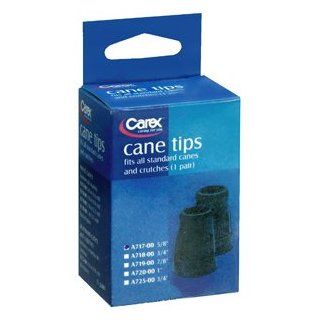 CANE TIP 5/8" BLACK A717 1EA CAREX HEALTHCARE Health & Personal Care