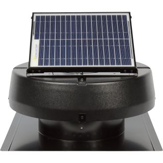U.S. Sunlight Solar Powered Attic Fan — 15W, Ventilates 1900 Sq. Ft., Model# 9915TR  Ventilation