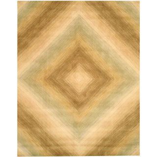 Eorc Hand Tufted Wool Sands Rug (79 X 99)