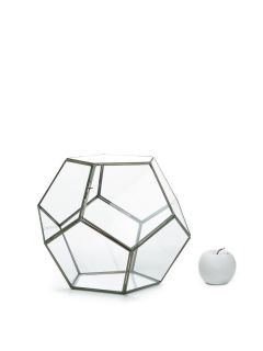 Medium Glass Geodesic Terrarium by Stone & Aster