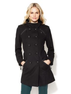 Wool Double Breasted Military Jacket by Sam Edelman