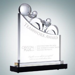 Crystal Award Teamwork to the Hill   Home And Garden Products