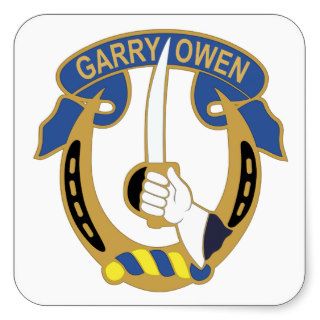 Garry Owen Stickers