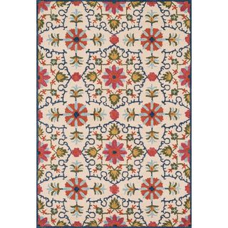 Hand hooked Tessa Garden Rug (50 X 76)