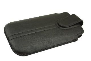 Black Holster iPhone 4S Leather Case (Compatible with Apple iPhone 4S, iPhone 4) Cell Phones & Accessories