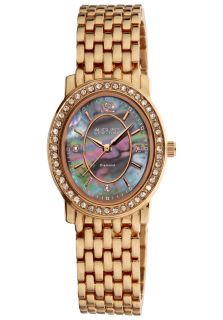 August Steiner AS8043RG  Watches,Womens Brown Mother of Pearl Dial Rose Tone Base Metal, Casual August Steiner Quartz Watches