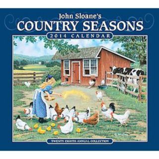 John Sloanes Country Seasons 2014 Calendar (Del