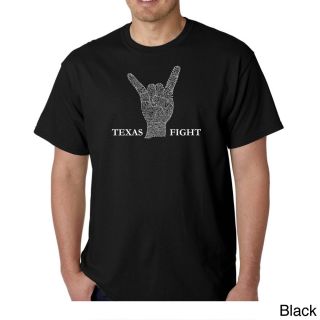 Los Angeles Pop Art Mens Texas Fight T shirt