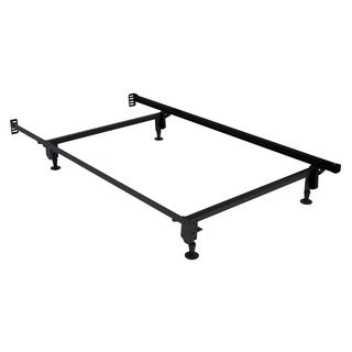 Serta Serta Stabl base Ultimate Bed Frame Twin With 10 Inch Glides Brown Size Twin