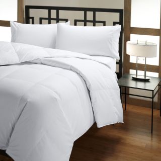 Downlite Extra Warmth 400 Thread Count Baffle Box Twin size White Down Comforter White Size Twin