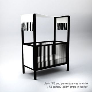 ducduc Cabana Canopy Crib CabCrib Clr Finish Onyx