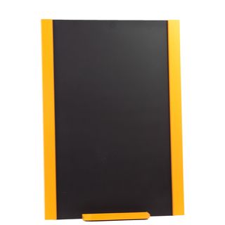 Yellow Wooden Frame Blackboard