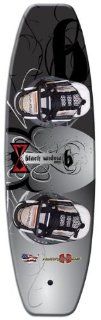 Nash WB718 Widow Black Marine Wakeboard with Chaser Binding  Wakeboarding Boards  Sports & Outdoors