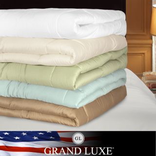 Grand Luxe 300 Thread Count Egyptian Cotton Down Alternative Comforter
