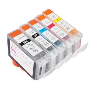 Sophia Global Compatible Ink Cartridge Replacement For Canon Bci 3e And Bci 6 (5 Pack)