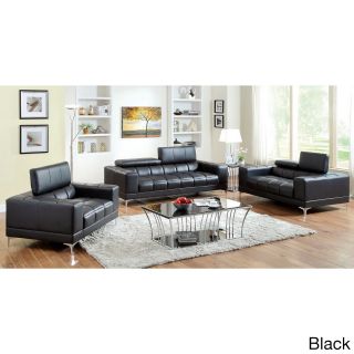 Furniture Of America 3 piece Contemporary Living Room Set